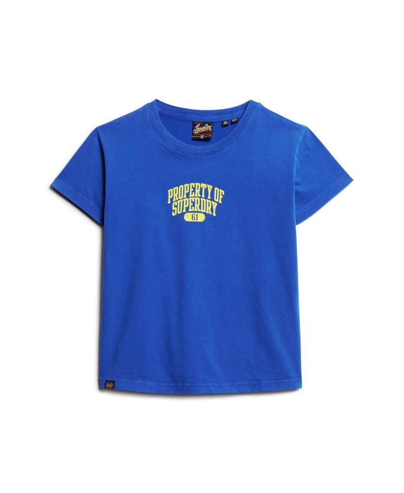 koszulka super athletics fitted w kolorze regal blue