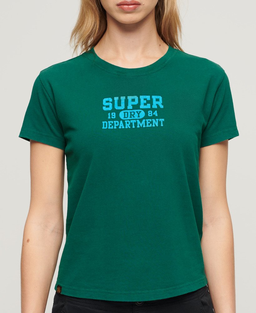koszulka super athletics fitted w kolorze storm green