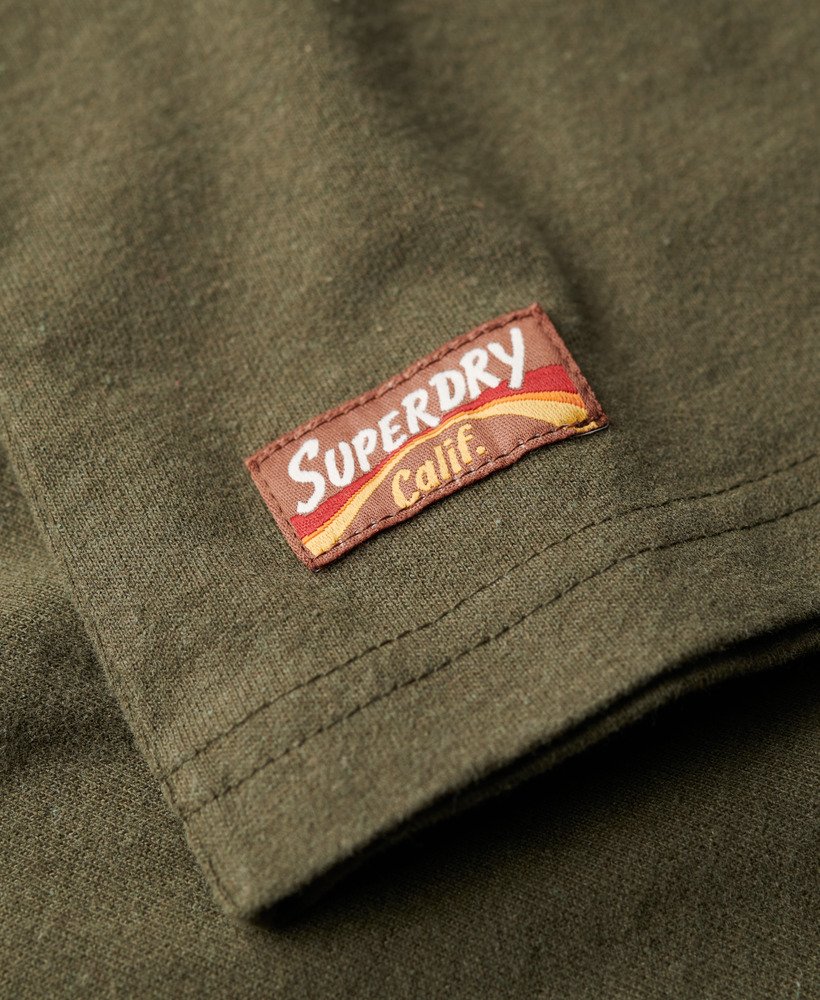 koszulka vintage logo heritage relaxed w kolorze khaki melanż