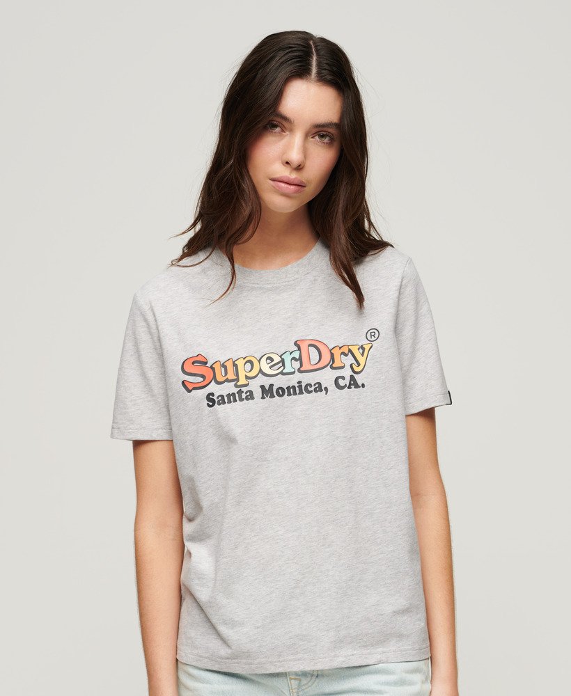koszulka z logo rainbow o luźnym kroju w kolorze glacier grey marl