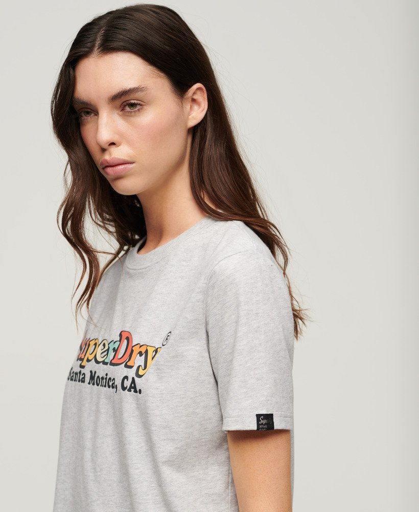 koszulka z logo rainbow o luźnym kroju w kolorze glacier grey marl