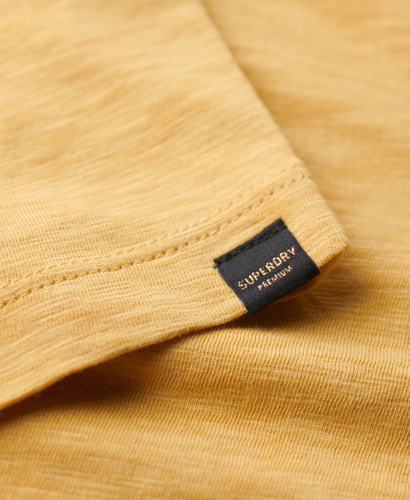 luźny krótki t-shirt w kolorze sauterne yellow