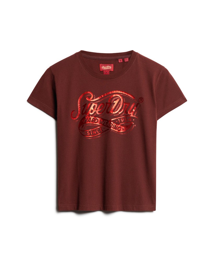 dopasowana koszulka robocza foil workwear w kolorze gorzkiej czekolady