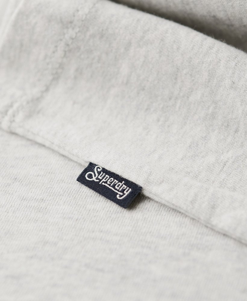koszulka typu raglan z organicznej bawełny essential logo w kolorze zimowy bŁĘkitszary lodowcowy melanŻ