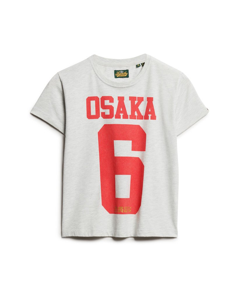 koszulka osaka graphic fitted w kolorze ice marl