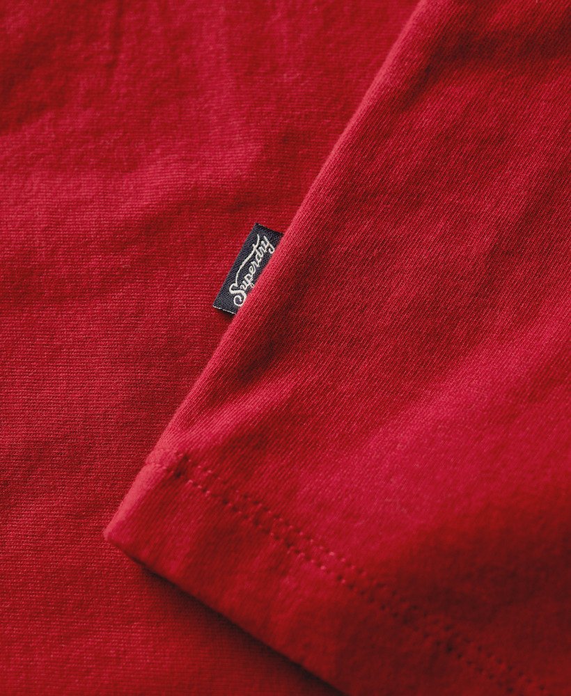 koszulka retro essential logo w kolorze barn door redoptic