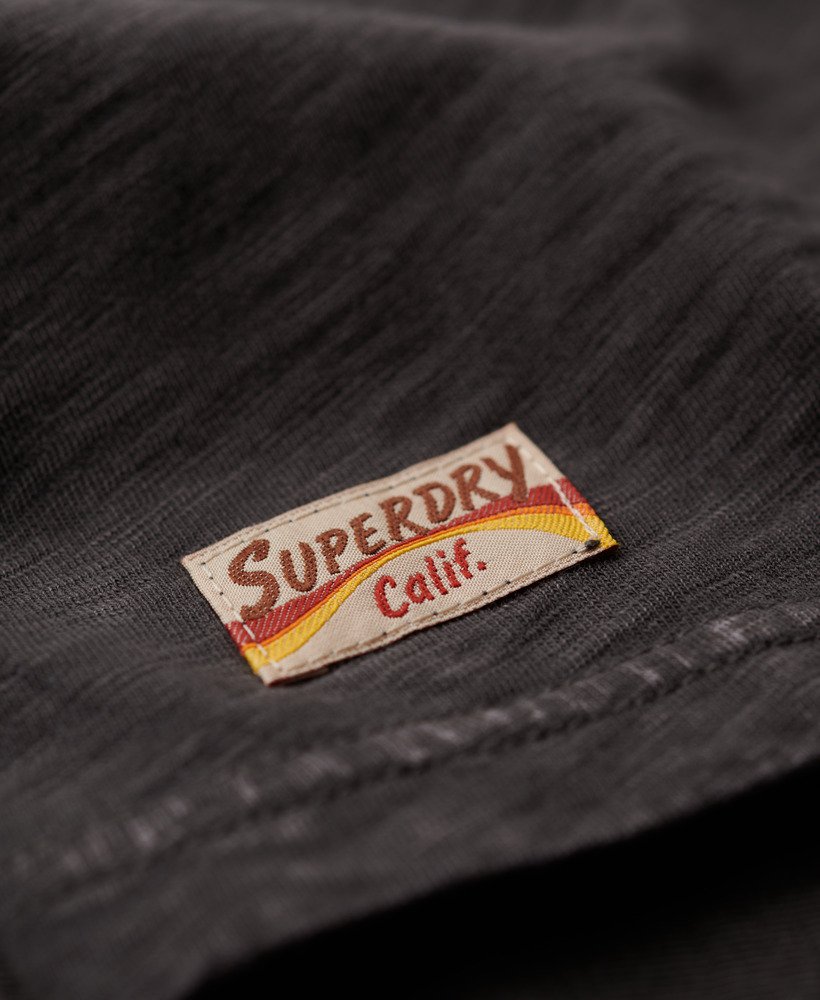 koszulka cali sticker fitted w kolorze vintage black