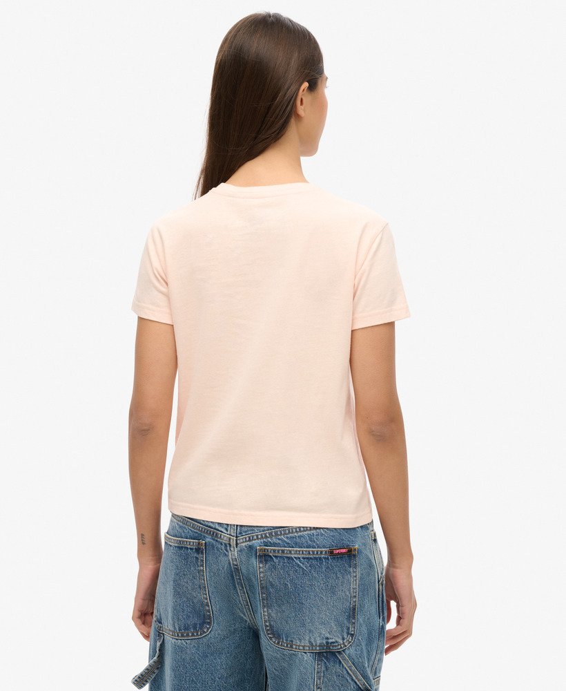 koszulka superdry x komodo dragon slim w kolorze różowej gliny