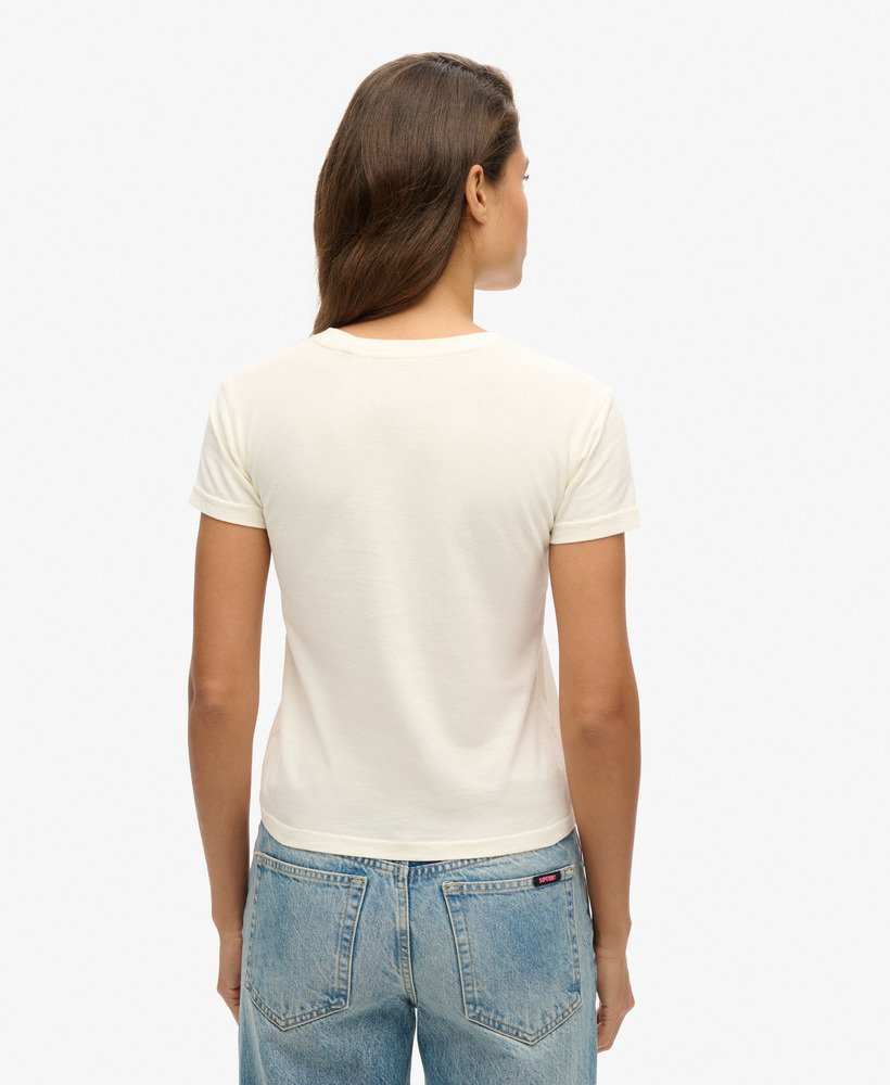 koszulka superdry x komodo dragon slim w kolorze ecru