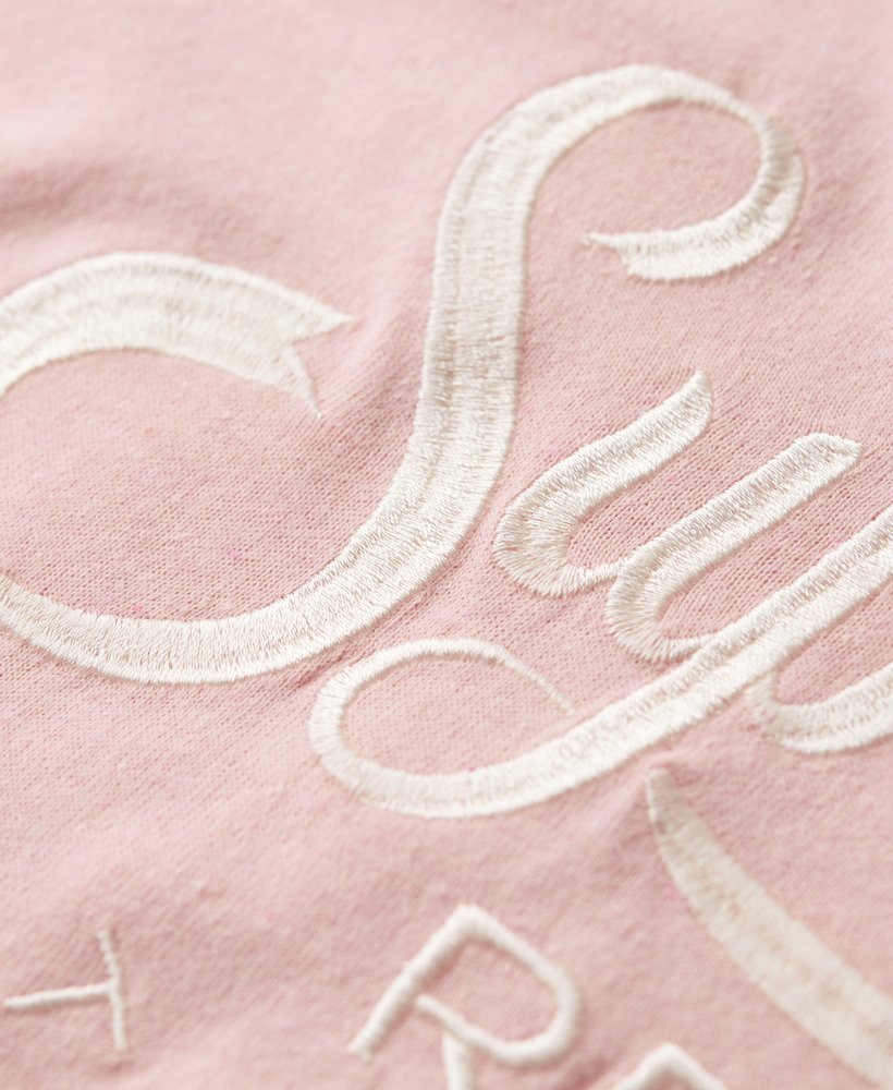 koszulka premium script entry w kolorze somon pink marl