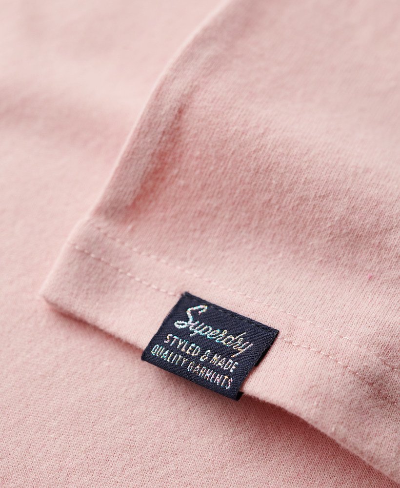 koszulka premium script entry w kolorze somon pink marl