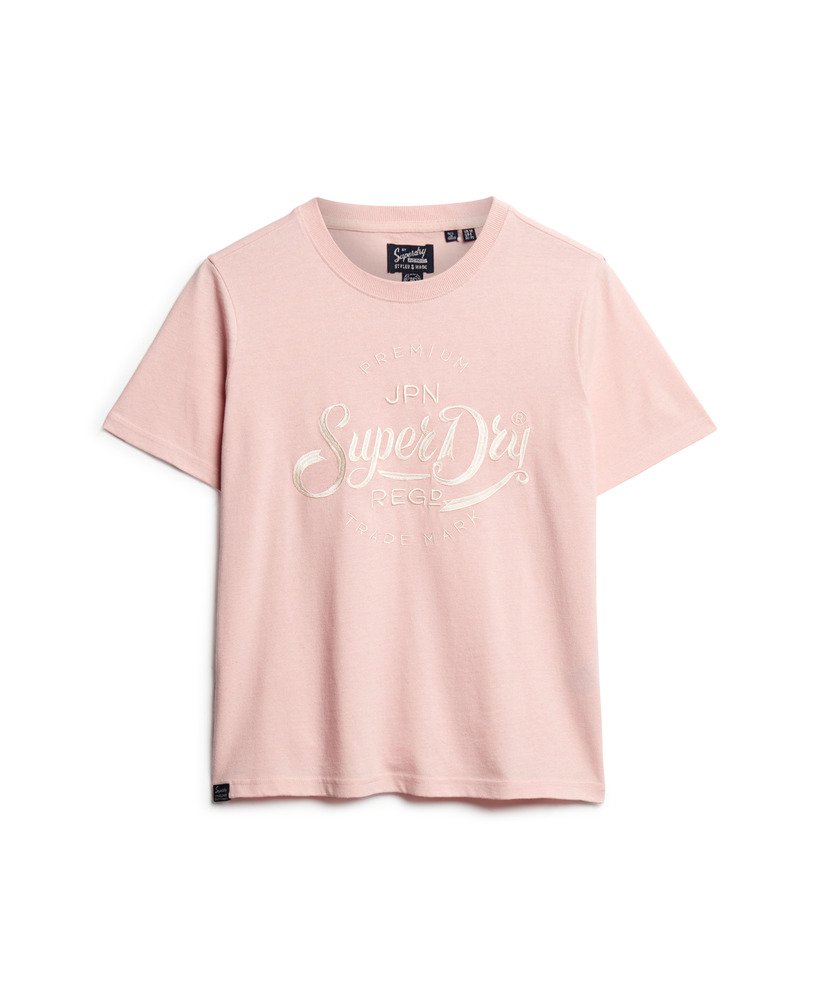 koszulka premium script entry w kolorze somon pink marl