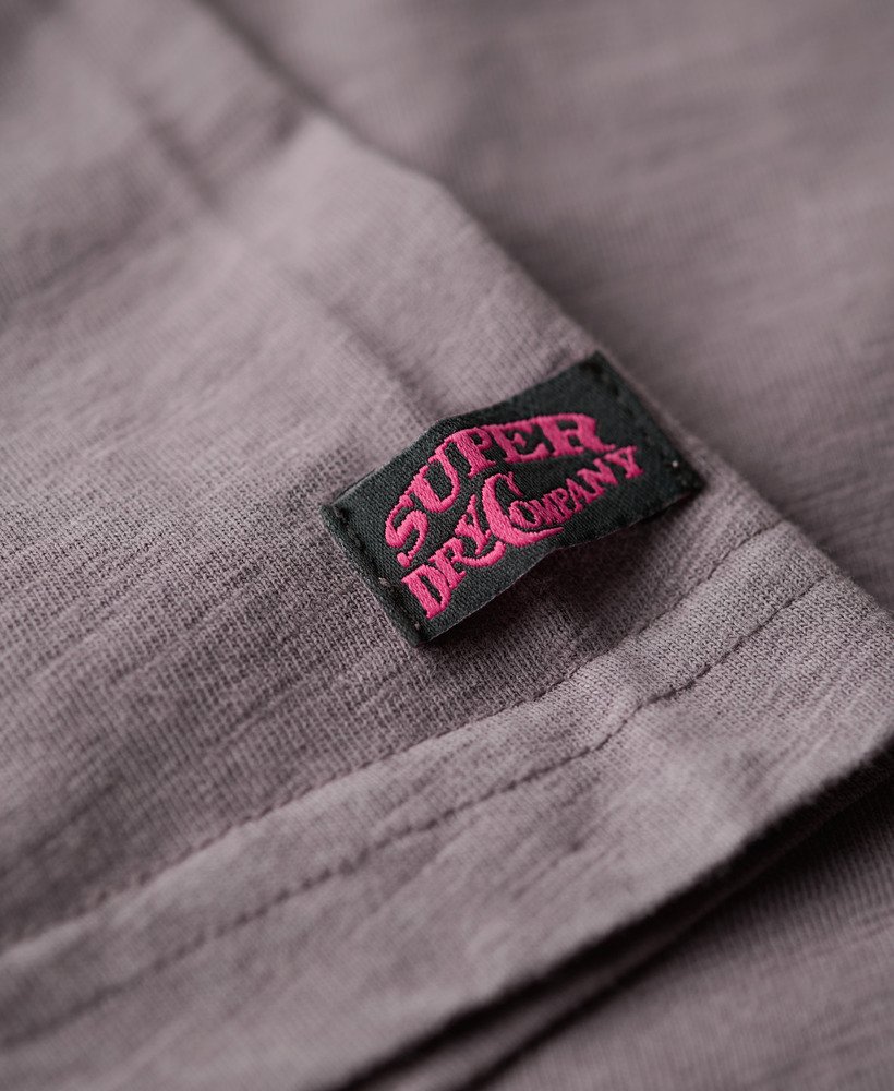 koszulka z nadrukiem tokyo vintage logo w kolorze rock dark grey luźna