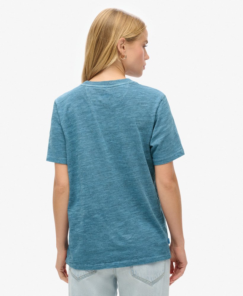 koszulka essential logo overdyed w kolorze moonlight blue
