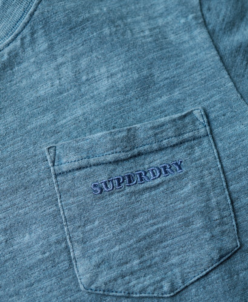 koszulka essential logo overdyed w kolorze moonlight blue