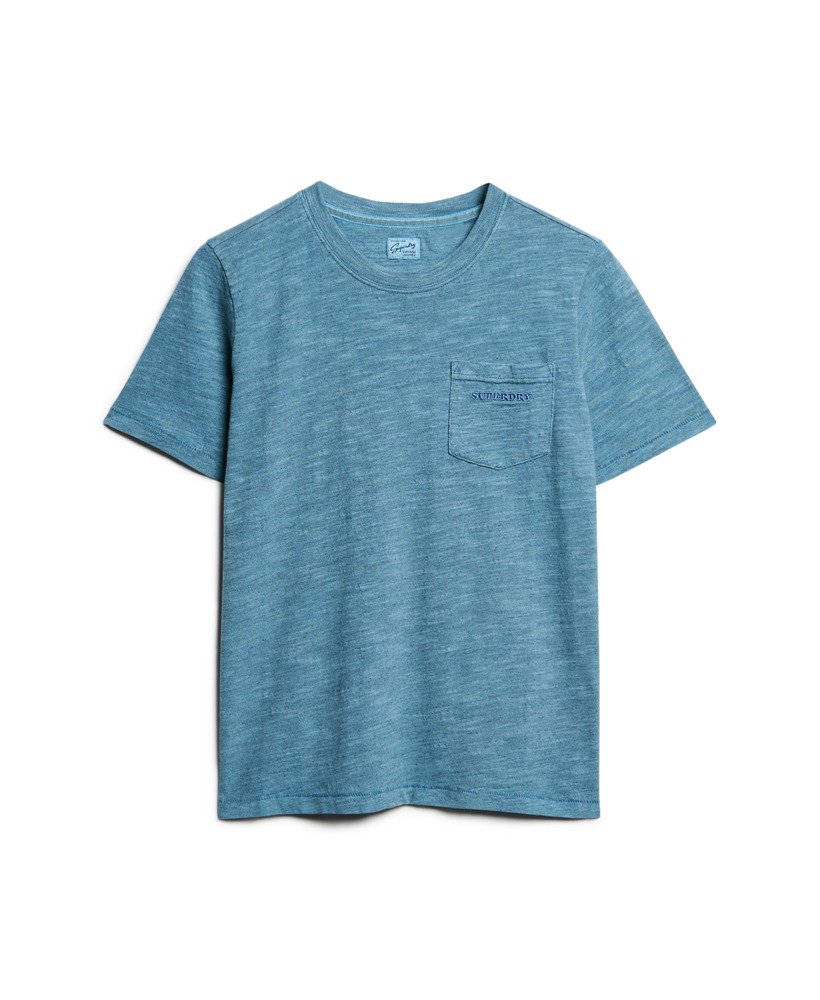 koszulka essential logo overdyed w kolorze moonlight blue