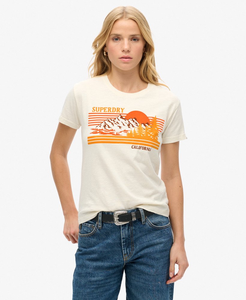 koszulka outdoor stripe fitted t-shirt w kolorze riff white