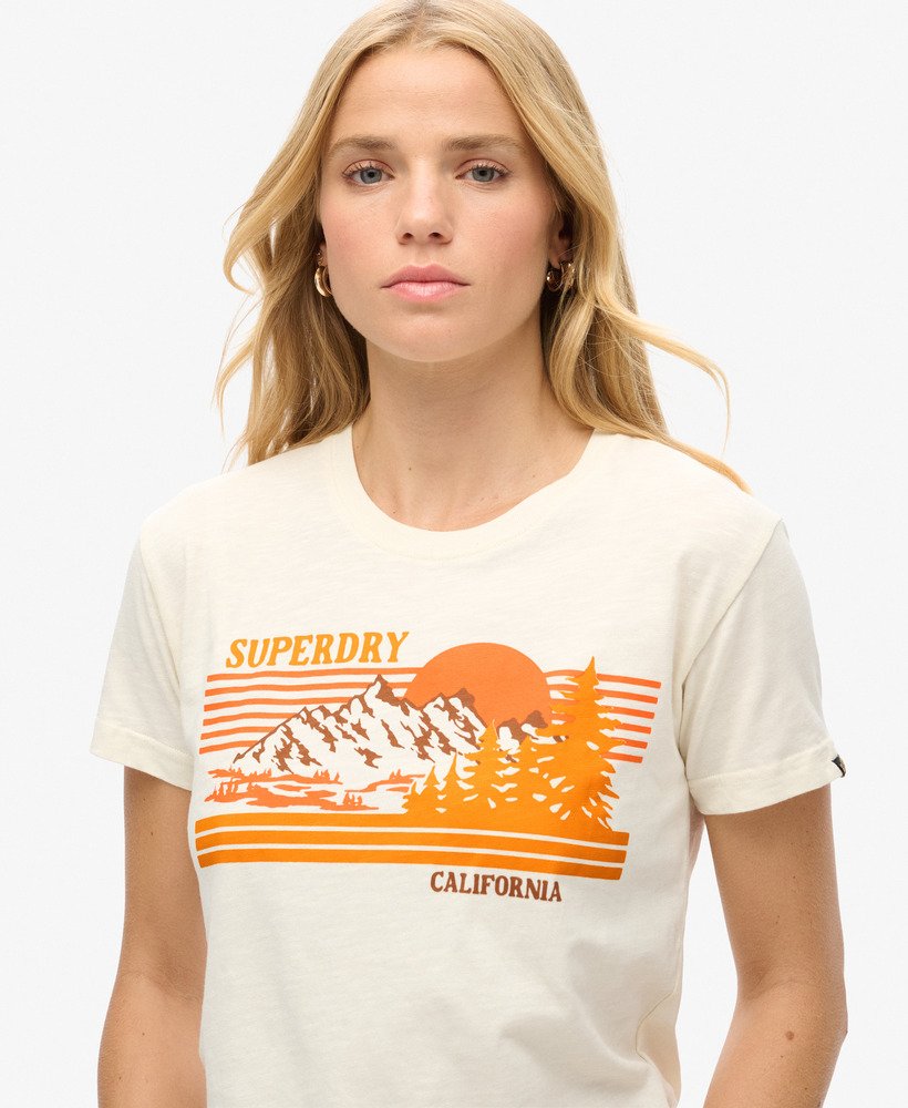 koszulka outdoor stripe fitted t-shirt w kolorze riff white
