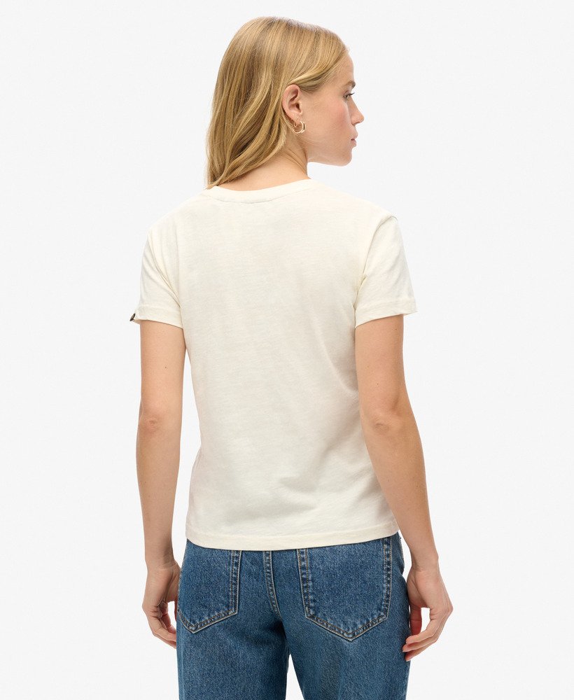 koszulka outdoor stripe fitted t-shirt w kolorze riff white