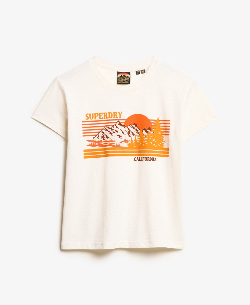 koszulka outdoor stripe fitted t-shirt w kolorze riff white