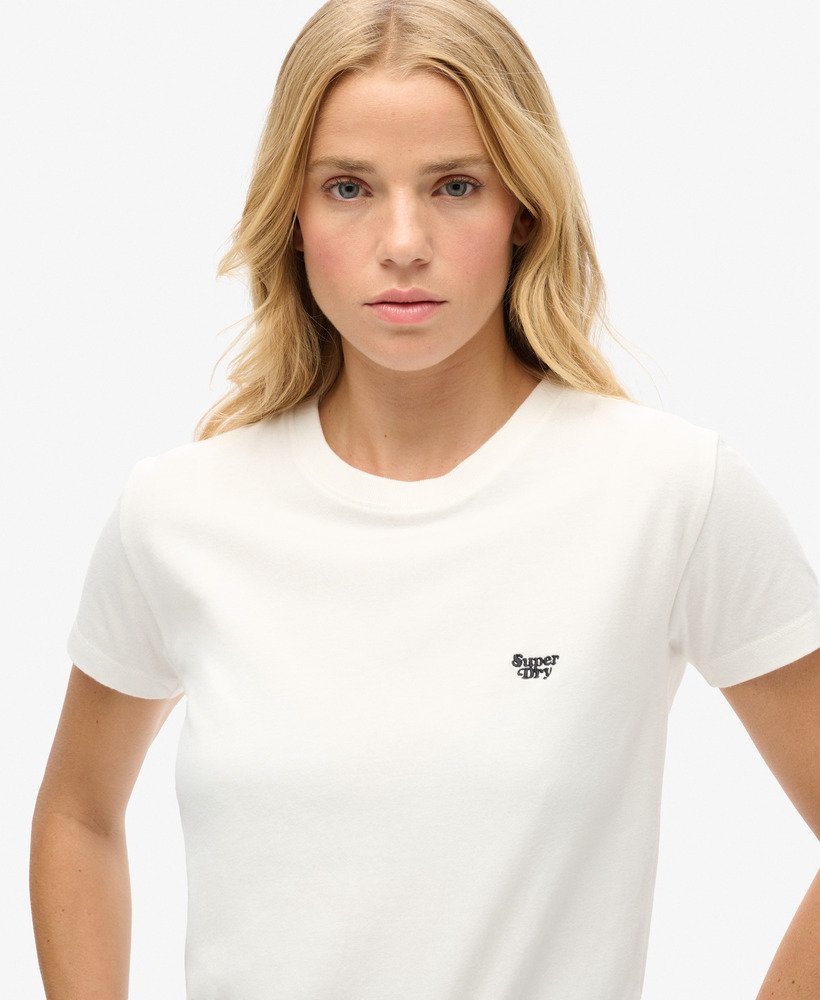 koszulka essential logo fitted w kolorze off white
