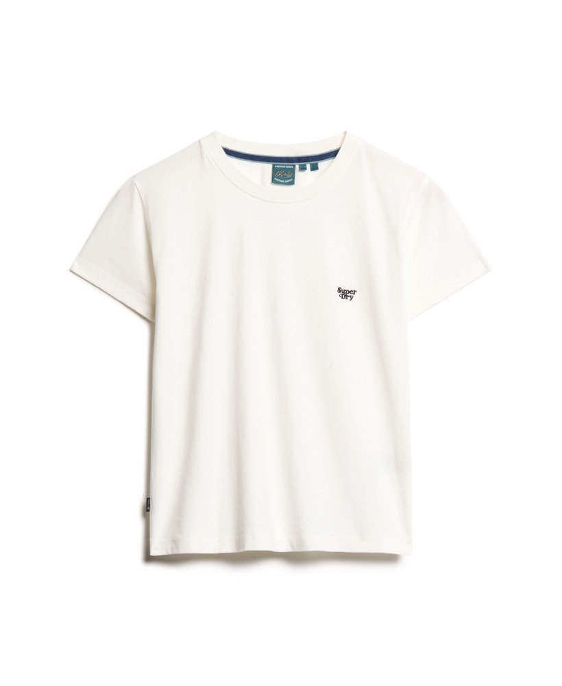 koszulka essential logo fitted w kolorze off white