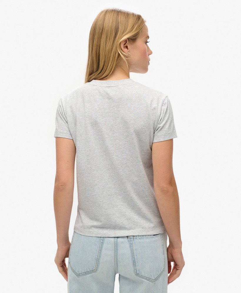 koszulka sport luxe graphic fitted w kolorze cadet grey marl