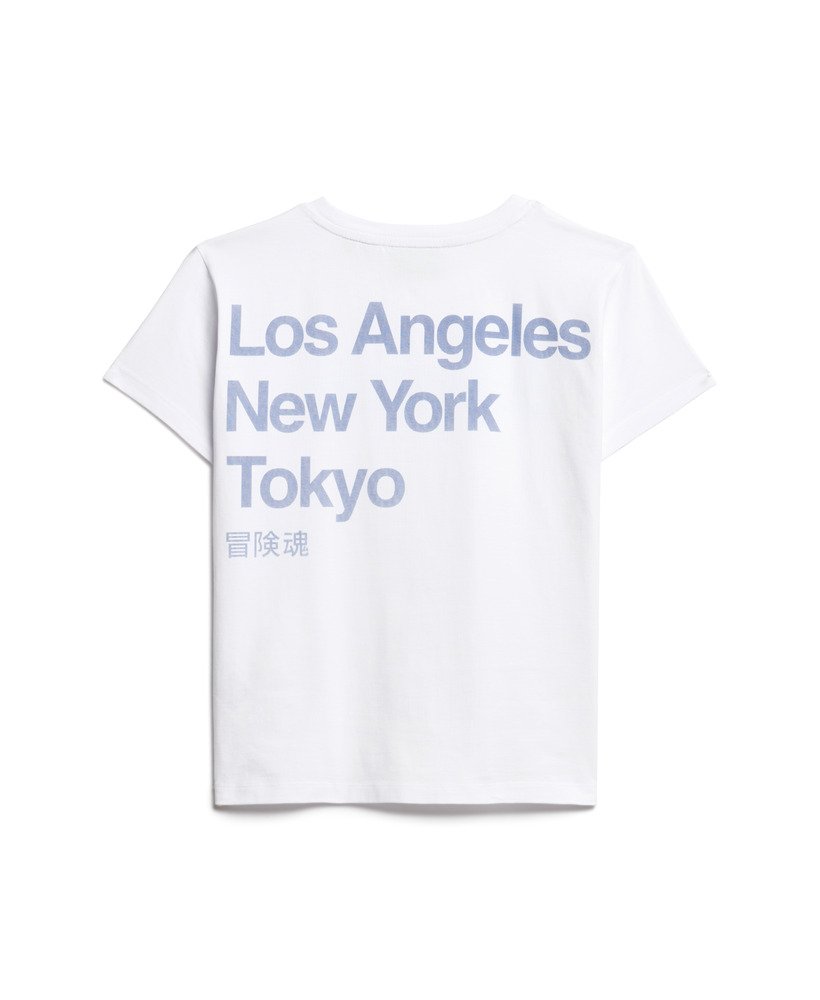 koszulka core logo city fitted w kolorze brilliant white