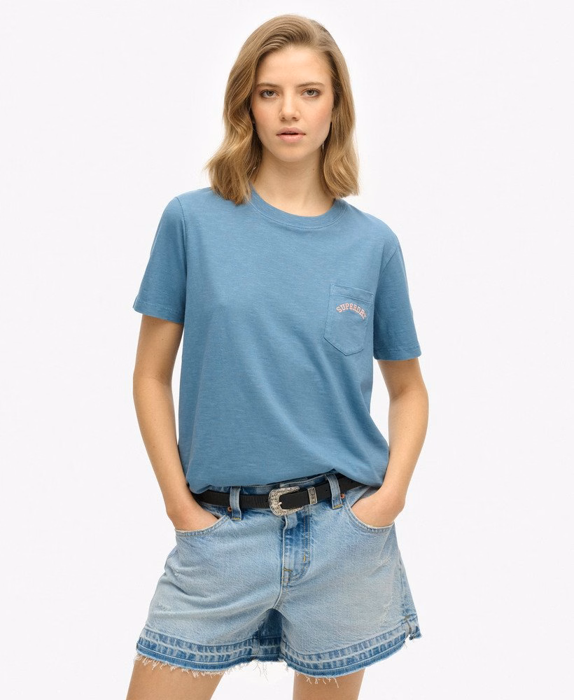 Koszulka Essential Logo Garment Dye Pocket T-Shirt