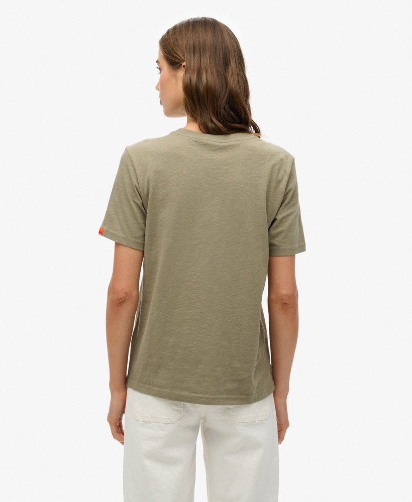 koszulka vintage logo tokyo relaxed w kolorze jasnozielonym khaki