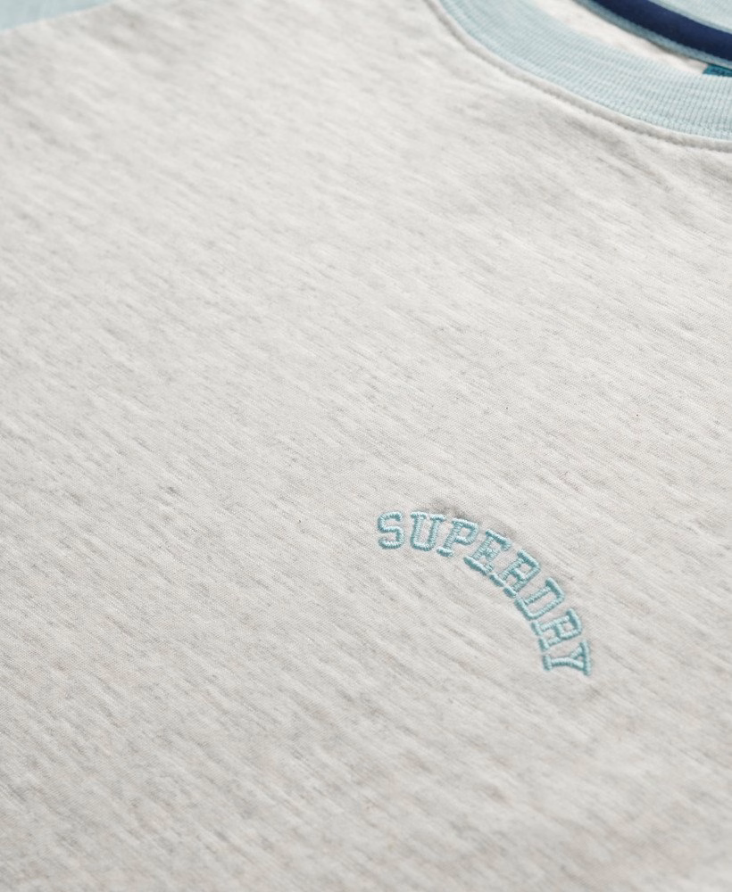 Koszulka typu raglan z organicznej bawełny z logo Essential