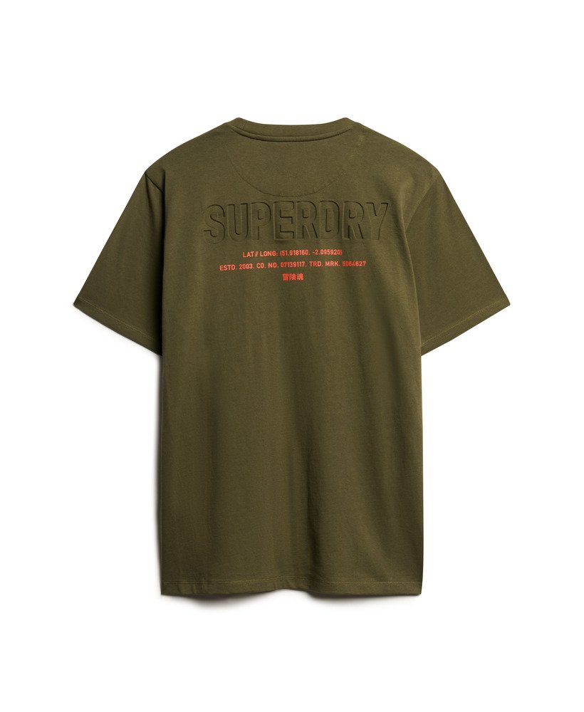 koszulka z logo utility sport w rozmiarze oversize w kolorze khaki