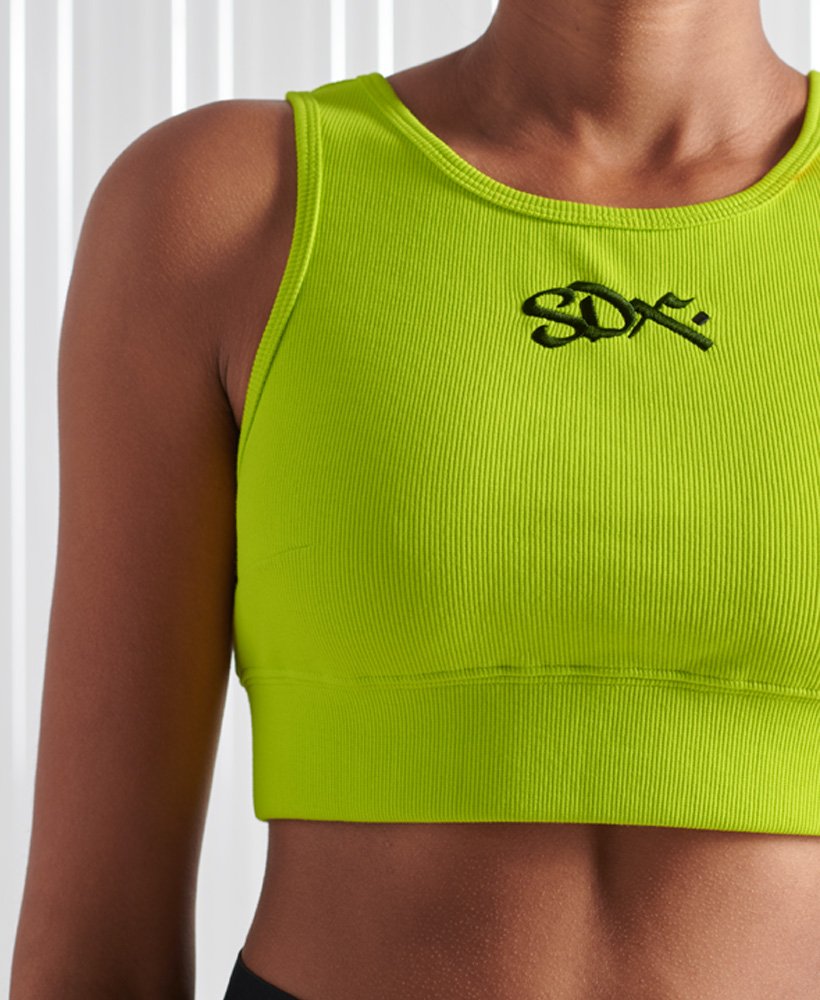 limitowana edycja sportowego topu sdx w kolorze limonkowym