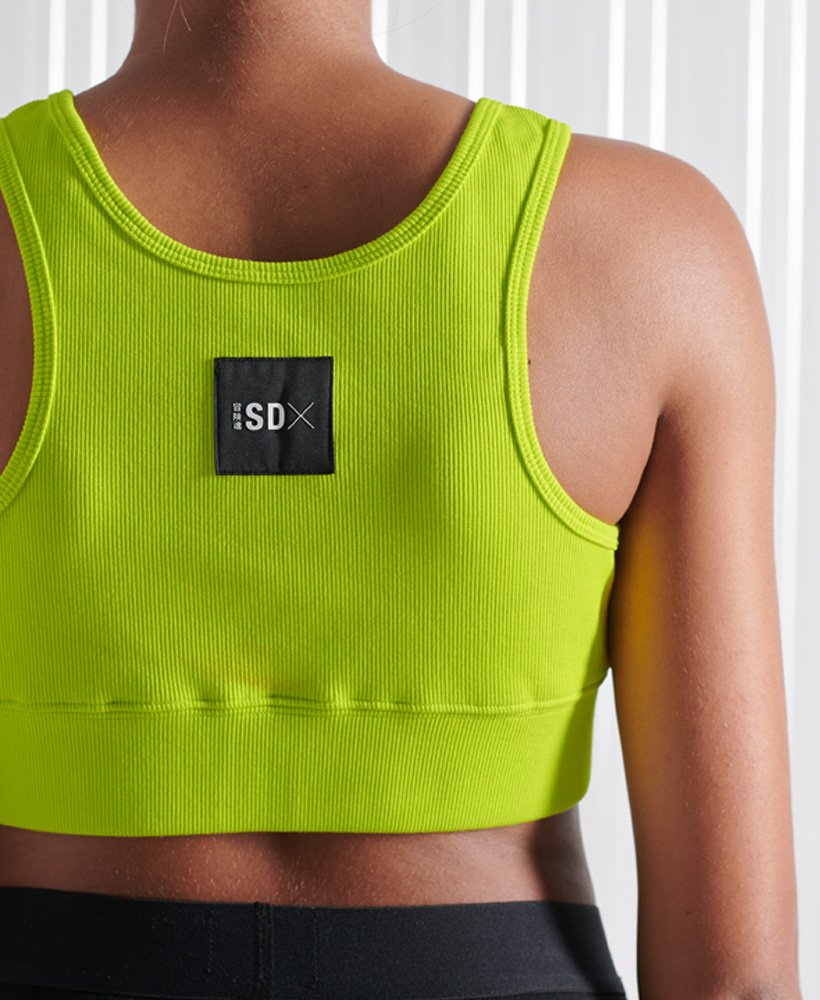 limitowana edycja sportowego topu sdx w kolorze limonkowym
