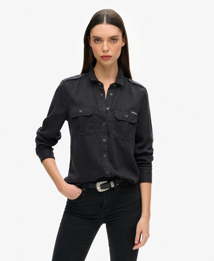 koszula wojskowa w kolorze bison black