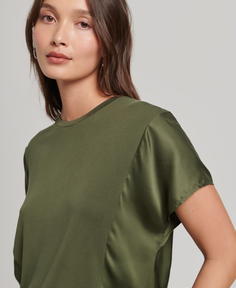 top studios fabric mix w kolorze ivy green