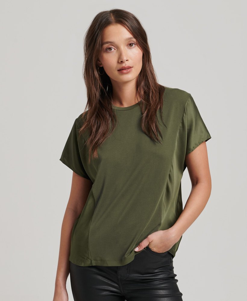 top studios fabric mix w kolorze ivy green