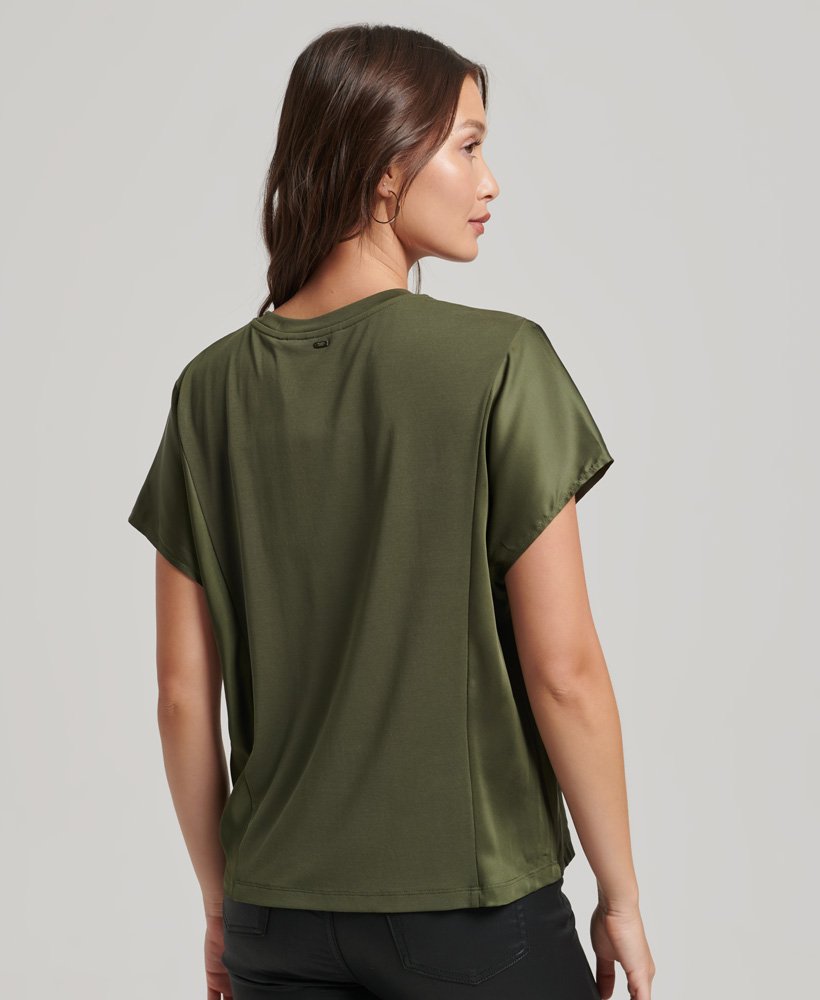 top studios fabric mix w kolorze ivy green