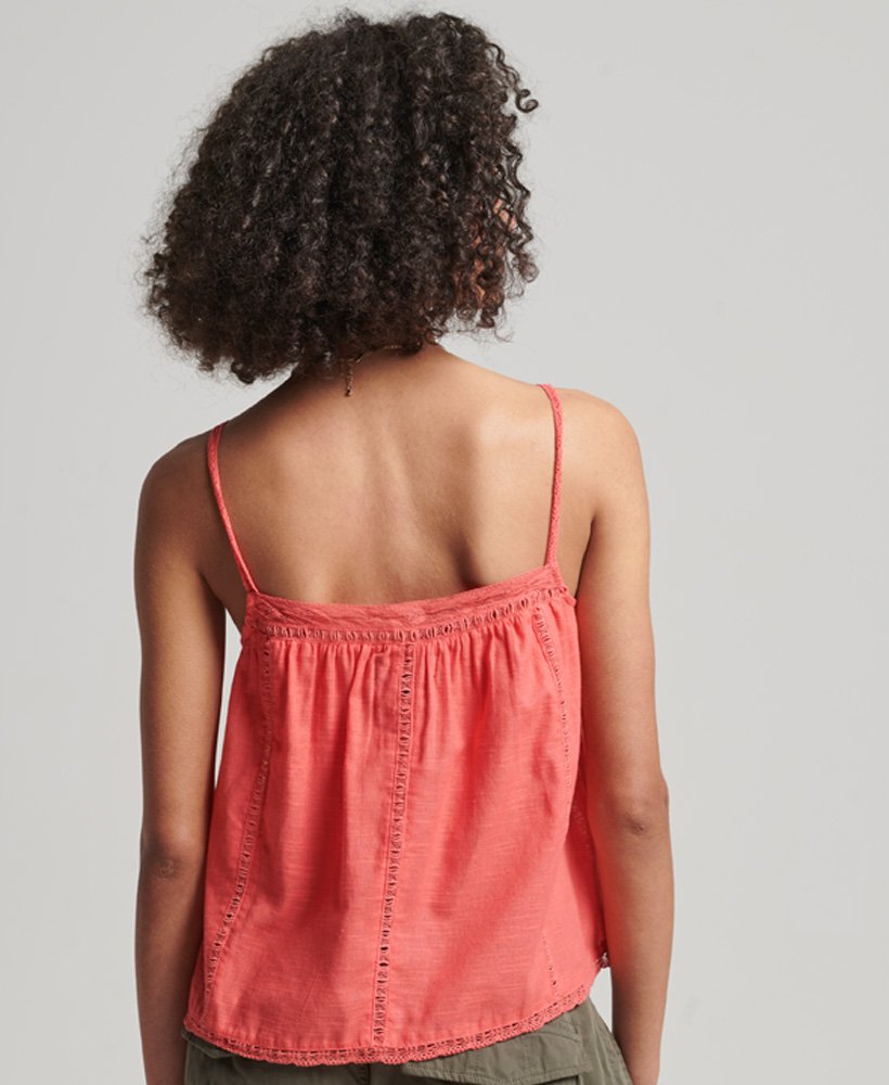 top ibiza cami w kolorze koralowym