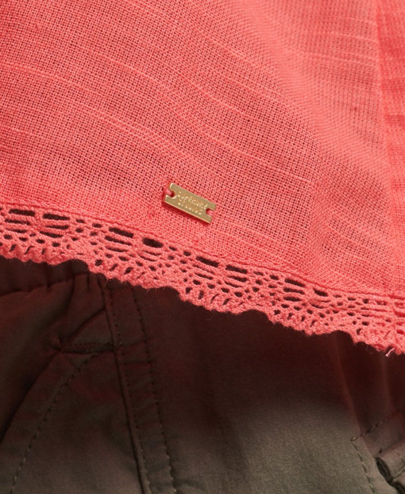 top ibiza cami w kolorze koralowym