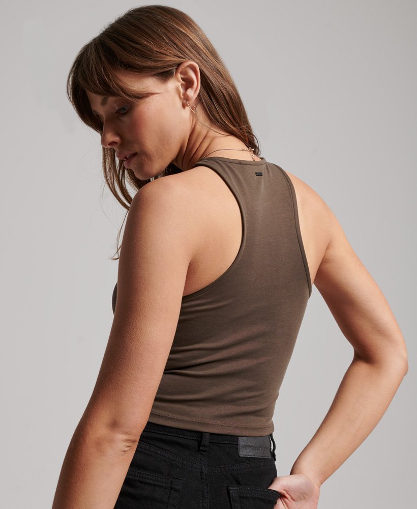 koszulka racer tank top firmy studios w kolorze bracken brown