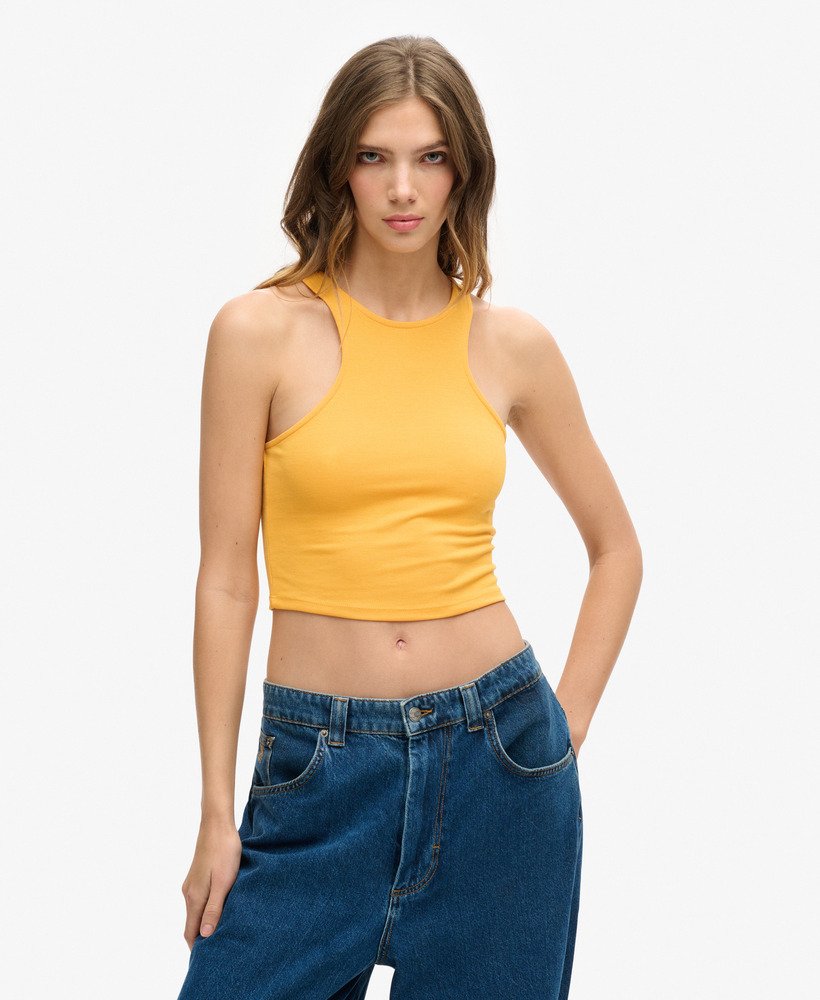 koszulka racer tank top firmy studios w kolorze solar yellow