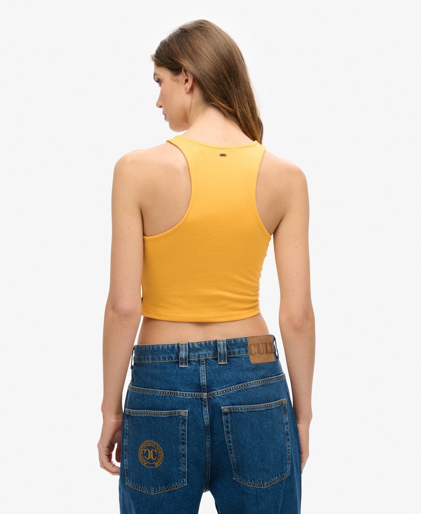 koszulka racer tank top firmy studios w kolorze solar yellow