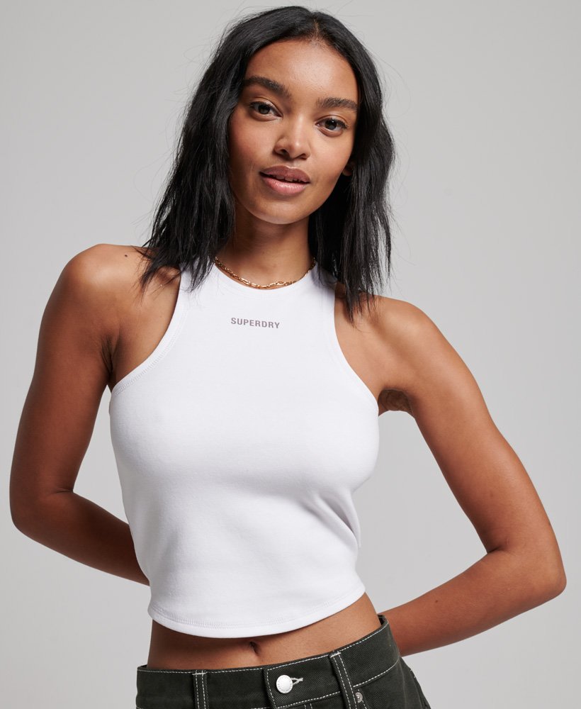 koszulka bez rękawów code tech racer w kolorze brilliant white