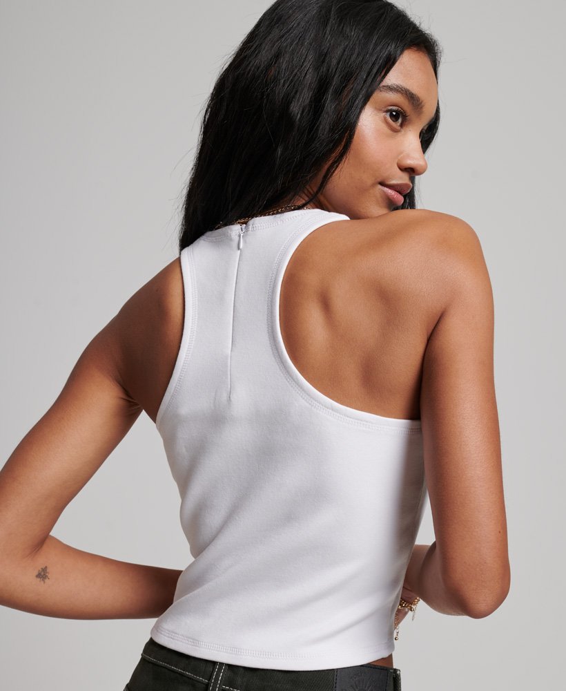 koszulka bez rękawów code tech racer w kolorze brilliant white