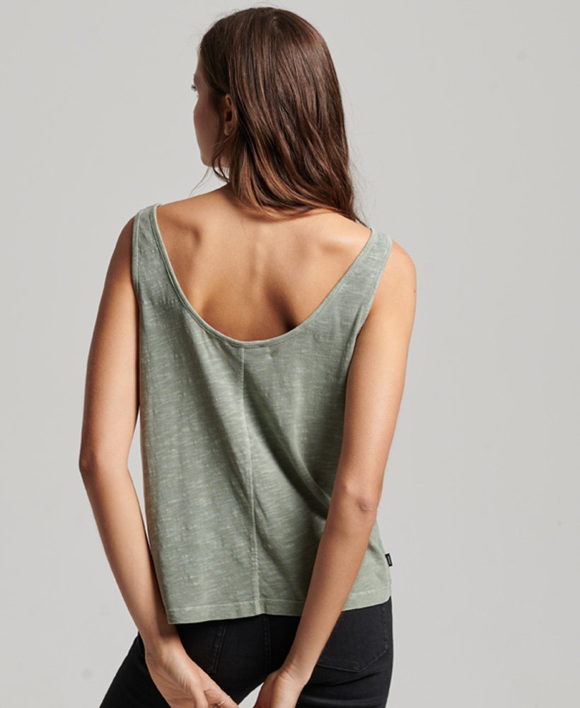 koszulka bez rękawów studios jersey w kolorze sea spray green