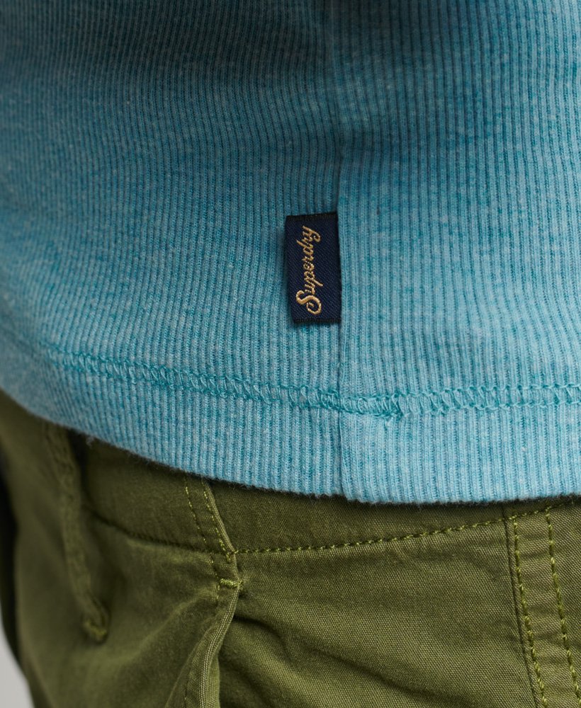 koszulka bez rękawów athletic essentials z koronkowym wykończeniem w kolorze air blue