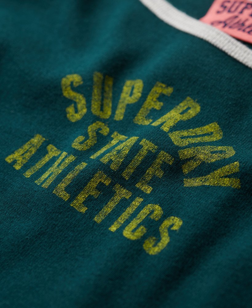 athletic essentials crop cami top w kolorze ciemnej sosny