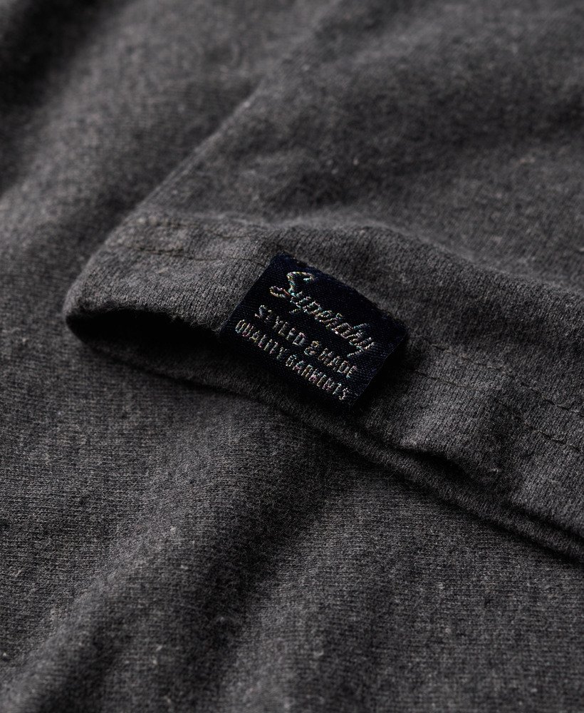 retro zdobiony dopasowany top typu kamizelka w kolorze granite grey marl