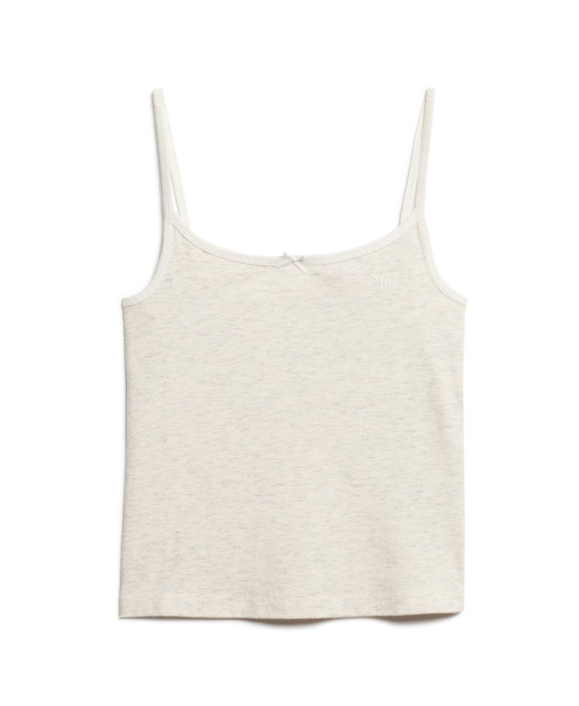 koszulka athletic essentials cami top w kolorze off white fleck melanż
